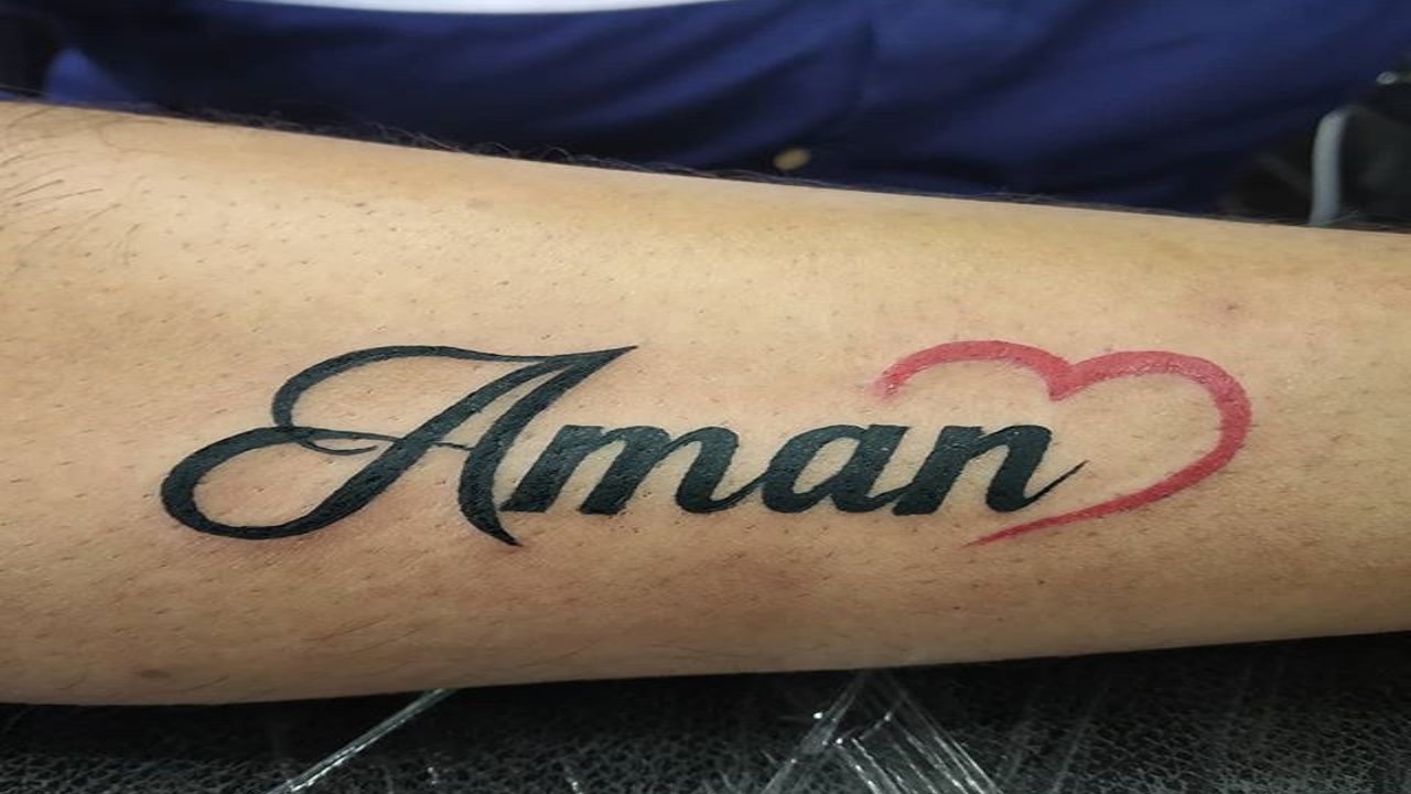 9 Perfect Aman Name Tattoo Design Idea - Hindi Master