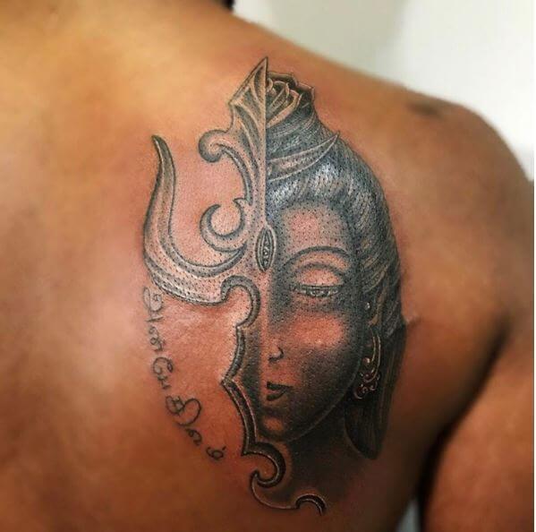 Lord Shiva And Trishul Tattoo Design And Ideas For Men