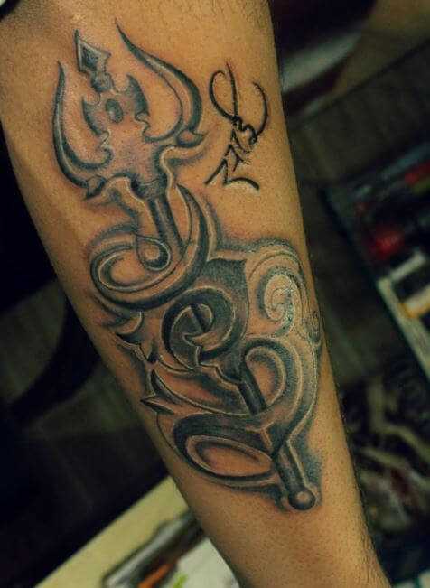Posts To Om With Trishul Tattoo Designs And Ideas For Men