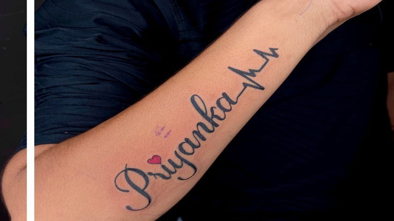 New Tattoo Priyanka Name Design Artist   YouTube
