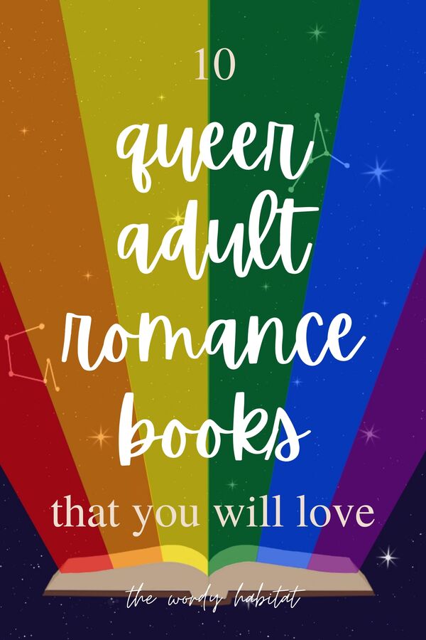 10 queer adult romance books pinterest image